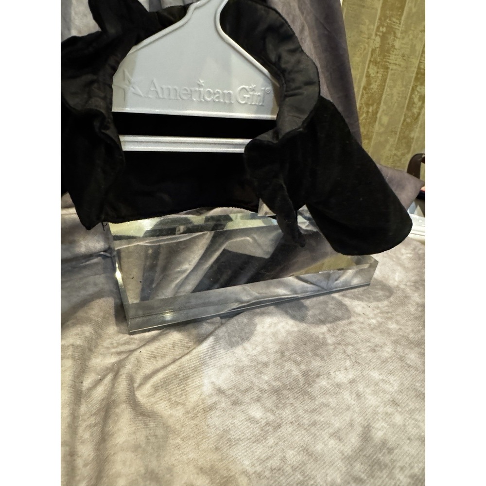 Velvet Black Ruffle  Jacket‎ American Girl Doll Clothes So Cute!